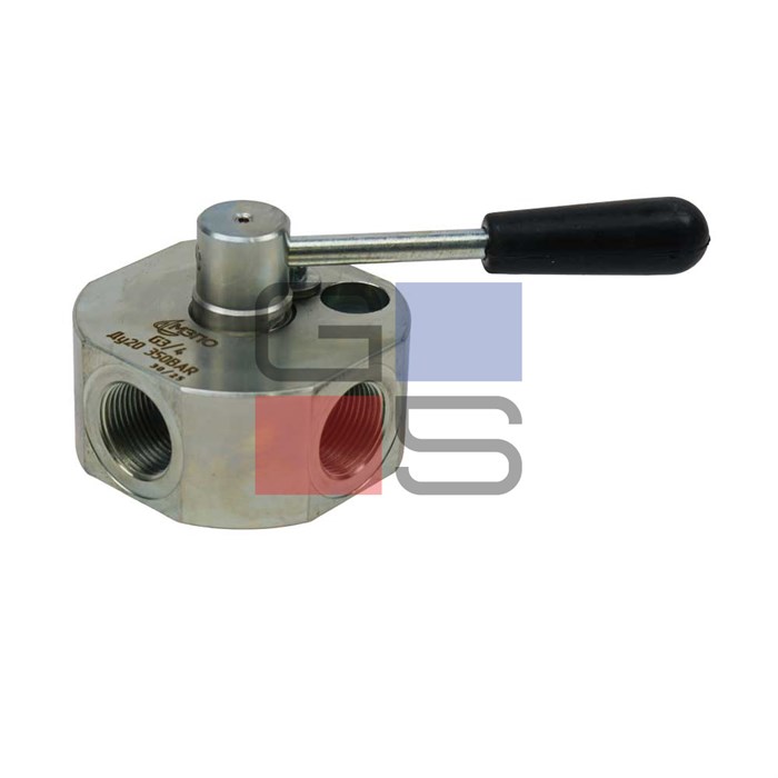 Кран 3-хходовой  3/4"  400 bar - фото 8316