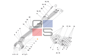 Трубопровод 94268565 подъемной стрелы*