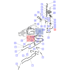 Трубопровод РМ_Е71028 (не оригинал)